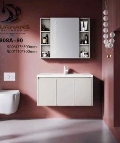 Bộ tủ chậu LAVABO 2908A PC chống nước