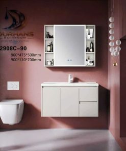 Bộ tủ chậu LAVABO 2908C PC chống nước