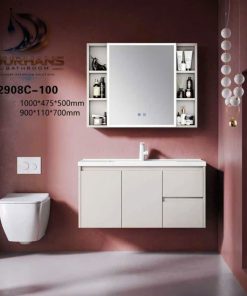 Bộ tủ chậu LAVABO 2908C PC chống nước