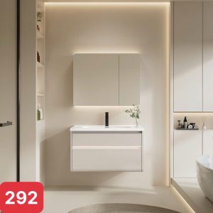 Bộ tủ chậu LAVABO 292 Chất liệu Gỗ