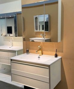 Bộ tủ chậu LAVABO 420 PVC Chống nước