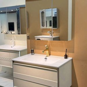 Bộ tủ chậu LAVABO 420 PVC Chống nước