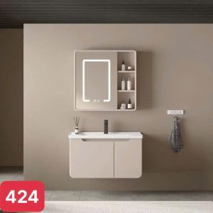 Bộ tủ chậu LAVABO 424 PVC chống nước