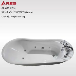 Bồn Tắm ARES AR2060-170M Massager Đặt Sàn