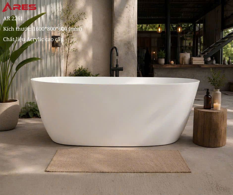 Bồn Tắm ARES AR2261 Đặt Sàn
