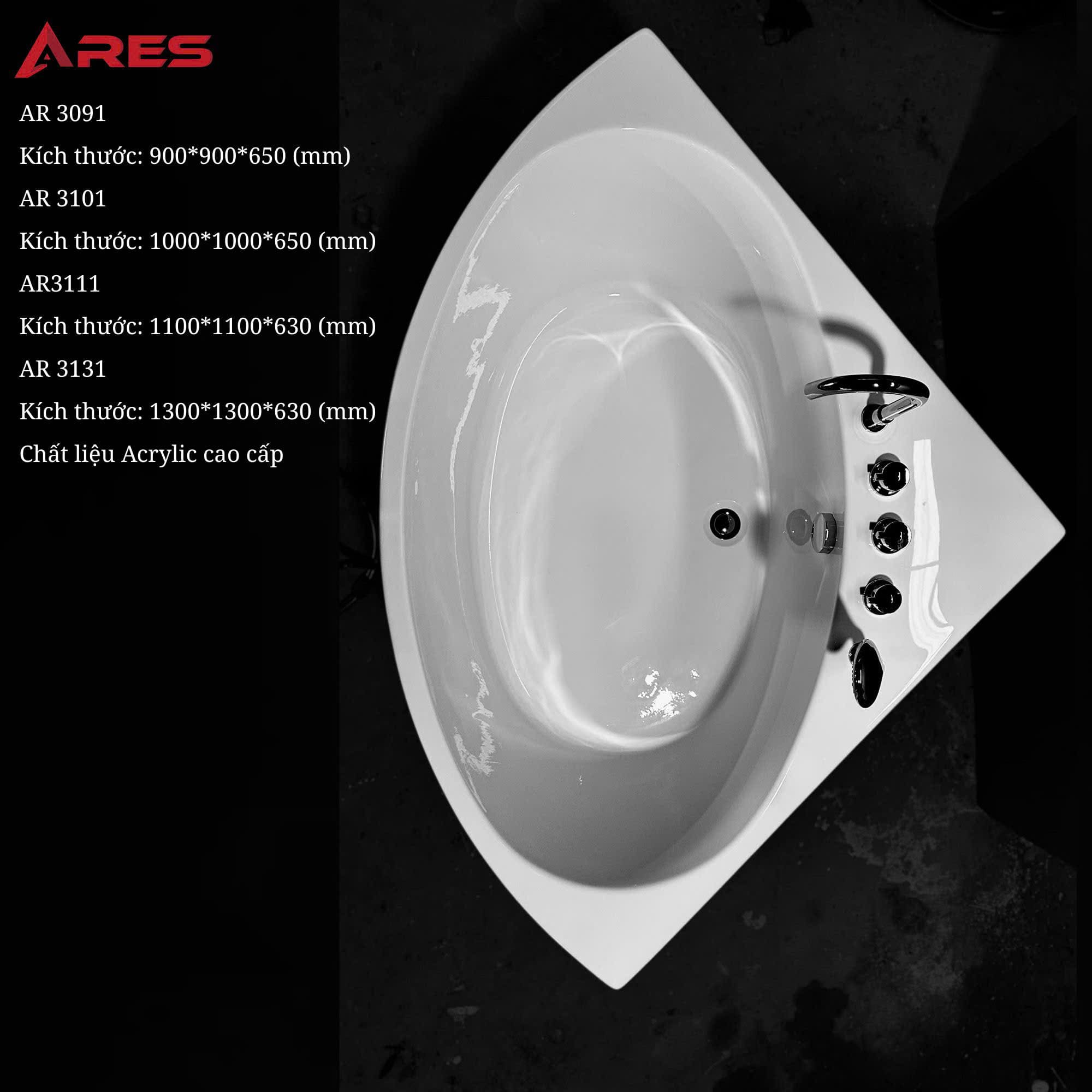 Bồn Tắm ARES AR3101 Đặt Sàn