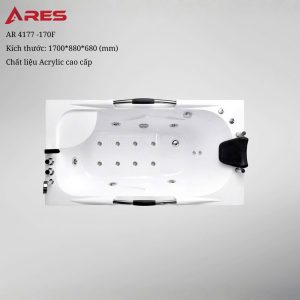 Bồn Tắm ARES AR4177-170F Massager Đặt Sàn