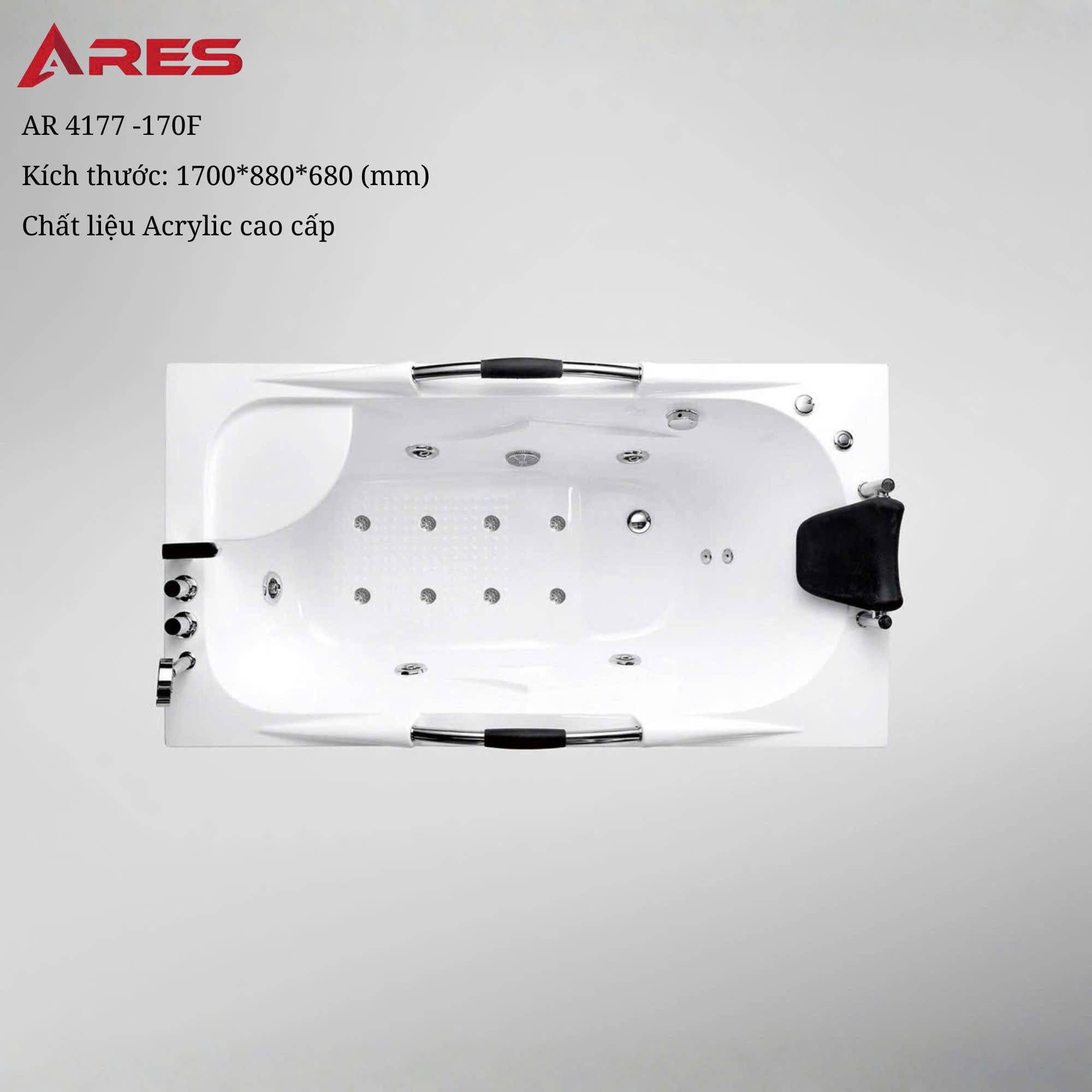 Bồn Tắm ARES AR4177-170F Massager Đặt Sàn