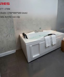 Bồn Tắm ARES AR4177-170M Massager Đặt Sàn