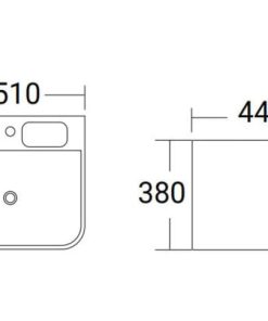 Chậu Lavabo Treo Tường A5-6012