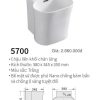 Chậu liền khối chân lửng kolni 5700