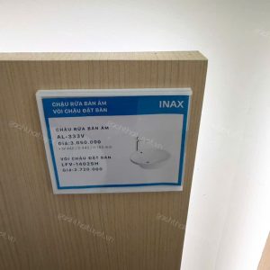Chậu rửa Bán âm INAX mã AL-333V