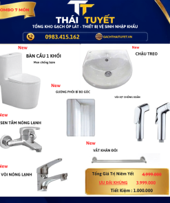 Combo Thiết bị vệ sinh TT115