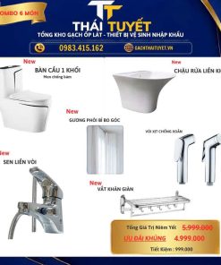 Combo Thiết bị vệ sinh TT116
