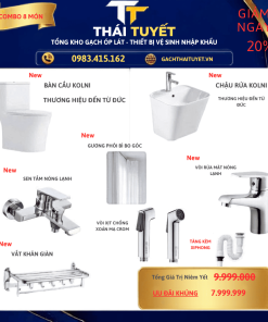 Combo Thiết bị vệ sinh TT117