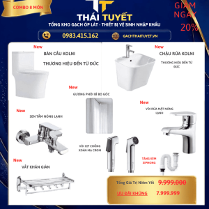 Combo Thiết bị vệ sinh TT117