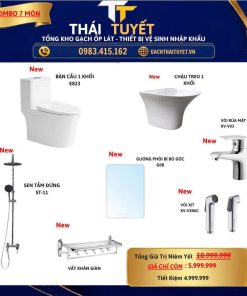 Combo Thiết bị vệ sinh TT120
