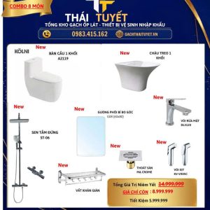 Combo Thiết bị vệ sinh TT123