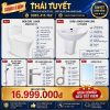 Combo Thiết bị vệ sinh TT132