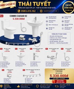 Combo thiết bị vệ sinh Caesar số 2