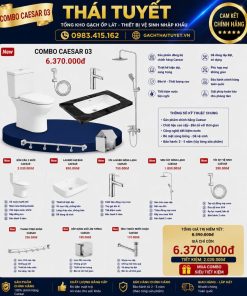 Combo thiết bị vệ sinh Caesar số 3