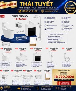 Combo thiết bị vệ sinh Caesar số 4