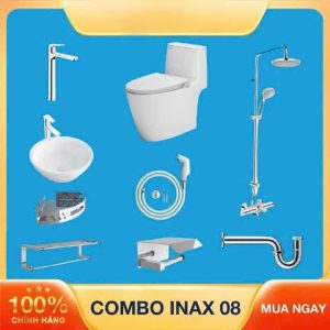 Combo thiết bị vệ sinh Inax + Belli số 8