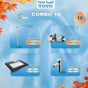 Combo thiết bị vệ sinh TOTO 14
