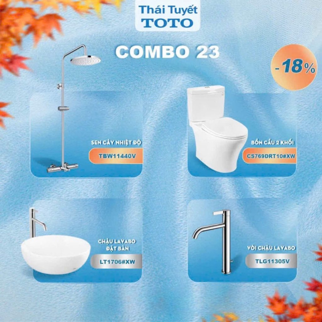 Combo thiết bị vệ sinh TOTO 23