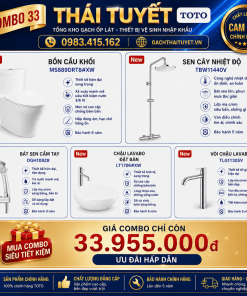 Combo thiết bị vệ sinh TOTO 33
