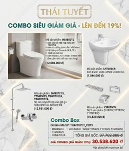 Combo thiết bị vệ sinh TOTO 37