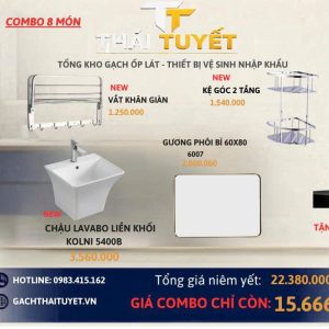 Combo thiết bị vệ sinh TT02