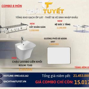 Combo thiết bị vệ sinh TT03