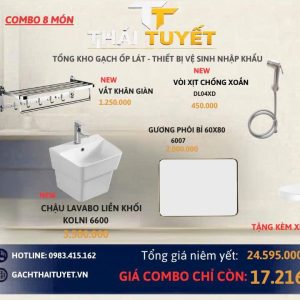 Combo thiết bị vệ sinh TT04