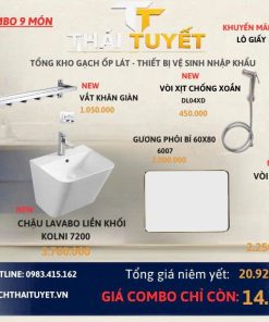 Combo thiết bị vệ sinh TT05