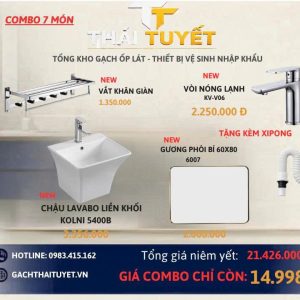 Combo thiết bị vệ sinh TT06