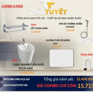 Combo thiết bị vệ sinh TT07