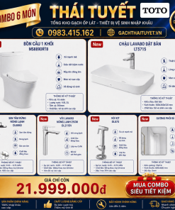 Combo thiết bị vệ sinh TT141