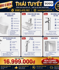 Combo thiết bị vệ sinh TT142