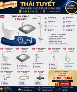 Combo thiết bị vệ sinh Viglacera số 21