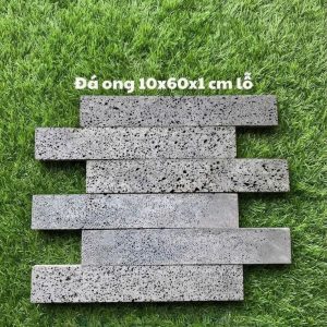 Đá ong 10x60x1 cm lỗ