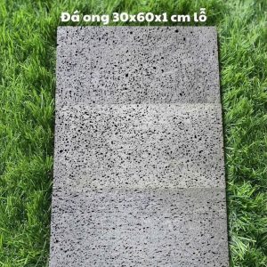 Đá ong 30x60x1 cm lỗ