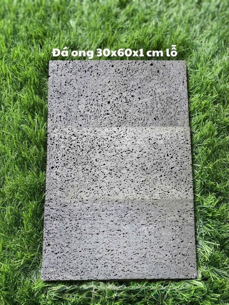 Đá ong 30x60x1 cm lỗ
