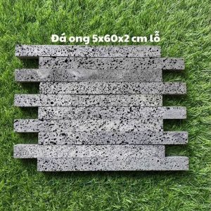 Đá ong 5x60x2 cm lỗ
