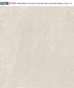 Gạch 100x100 AROGON Mã A1124 Men Matt CRYSTAL SILK DEPPINK