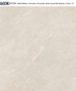 Gạch 100x100 AROGON Mã A1124 Men Matt CRYSTAL SILK DEPPINK
