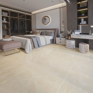 Gạch 100x100 Ấn Độ Novocera mã CLAROS CREMA Men Bóng
