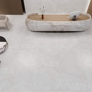 Gạch 100x100 Ấn Độ Novocera mã ONYX WHITE Men Matt Babysatin