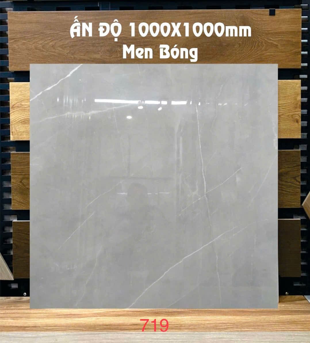 Gạch 100x100 Ấn Độ mã 719 Men Bóng