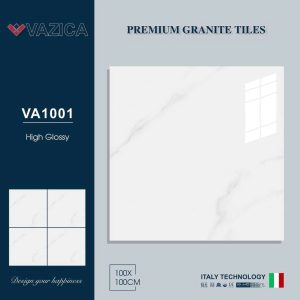Gạch 100x100 VAZICA mã VA1001 Men Siêu Bóng